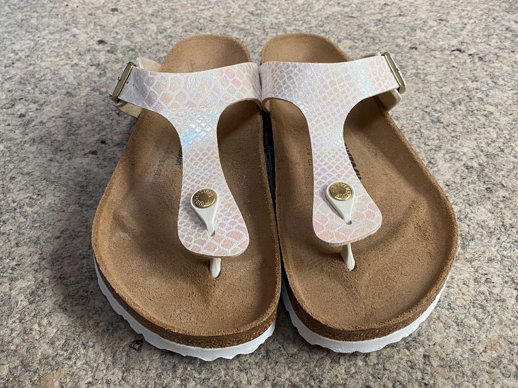 Birkenstock Scarpe da donna: Birkenstock Gizeh Gr. 41 – Nuovo (secondo la descrizione) da Wattwil venduto da edel88 3