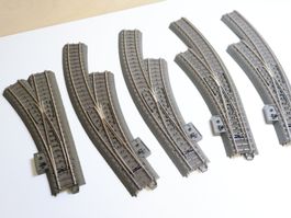 Märklin 5 x Weichen C-Gleis H0 - Neupreis: 130.-