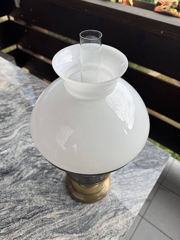 Lampen: Antike Messinglampe – Gebraucht aus Lichtensteig von Flammi 3