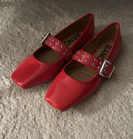 Mary Jane Schuhe in rot, Grösse 40