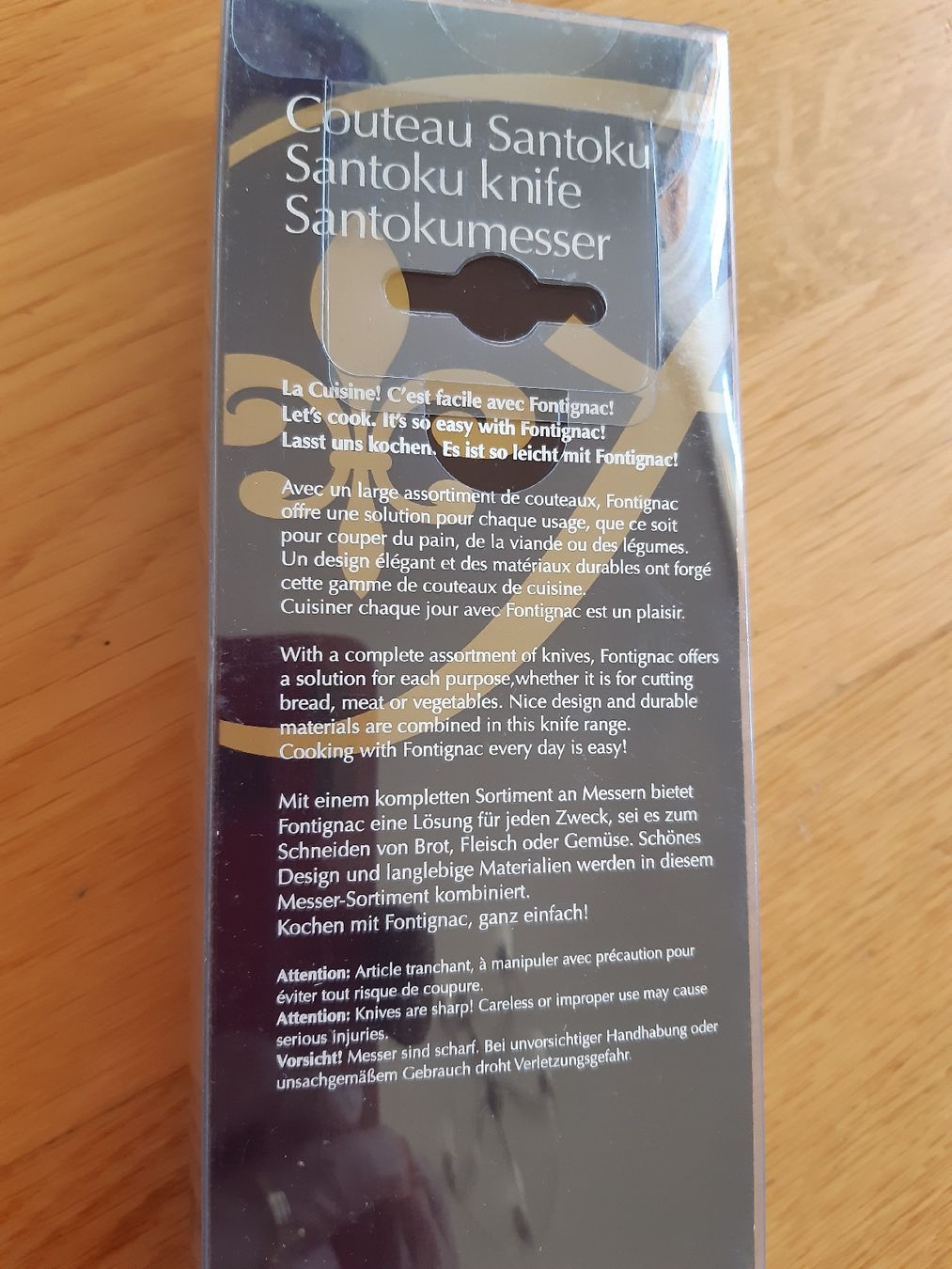 Coltelli da cucina: Santokumesser Fontignac – Nuovo e nell'imballaggio originale da Aarau venduto da crissta 5