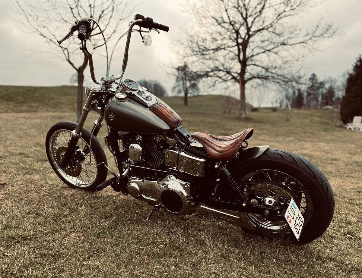 Harley-Davidson Chopper: 1996 Harley Davidson Dyna Wide Glide Precision Bobber – Usato da Meggen venduto da PrecisionBobbers 3