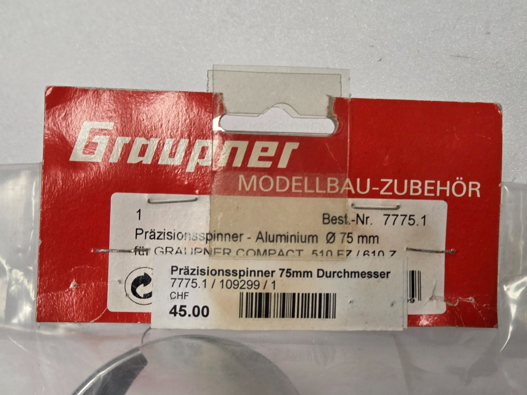 Graupner Modellismo RC: Graupner Präzisionsspinner Set - div. Durchmesser 55-75mm – Nuovo e nell'imballaggio originale da Hittnau venduto da Sika86 7