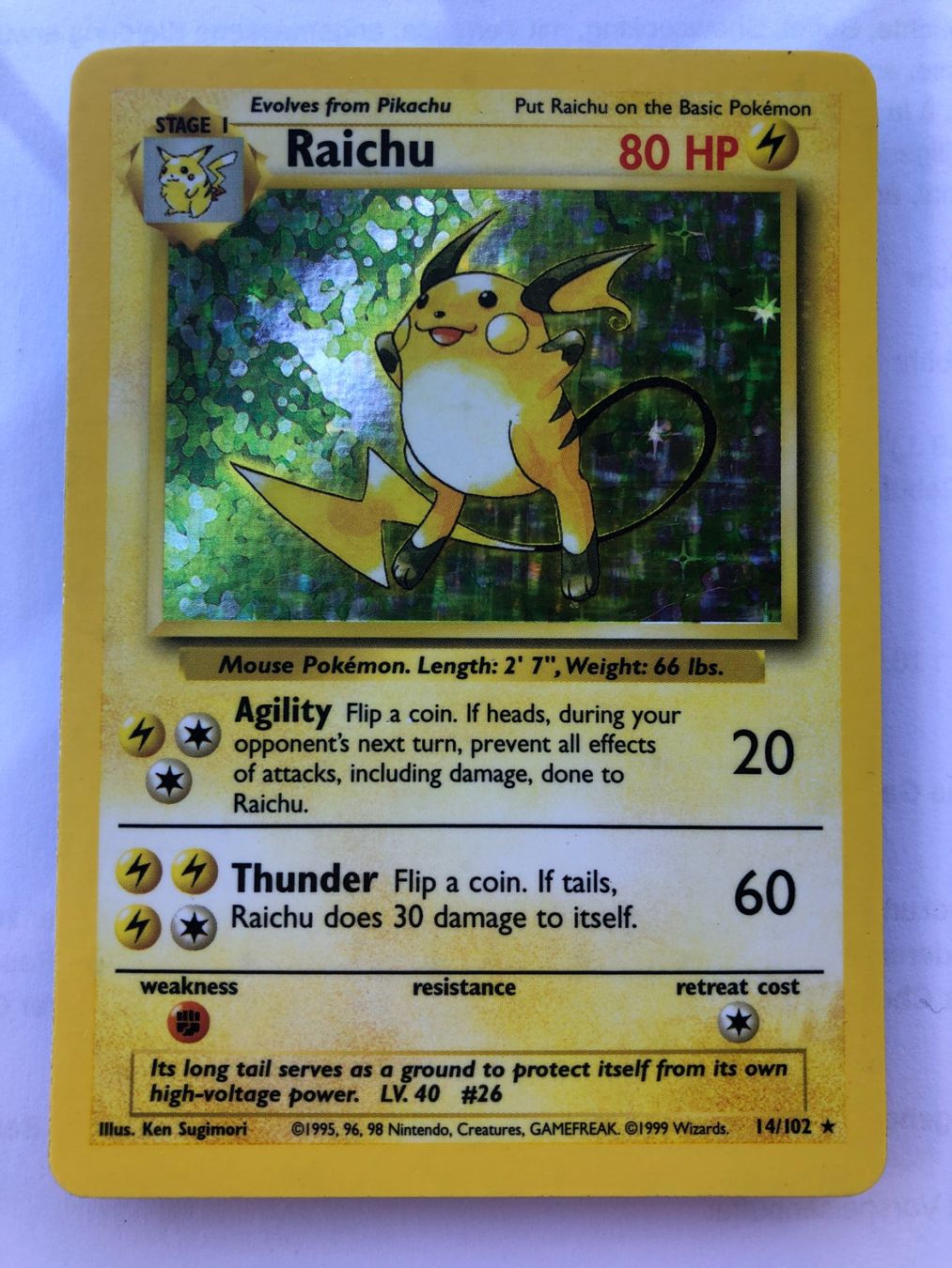 Carte collezionabili: Raichu Holo Base set - NM - ab 1.- – Usato da Giubiasco venduto da dan_pr8b