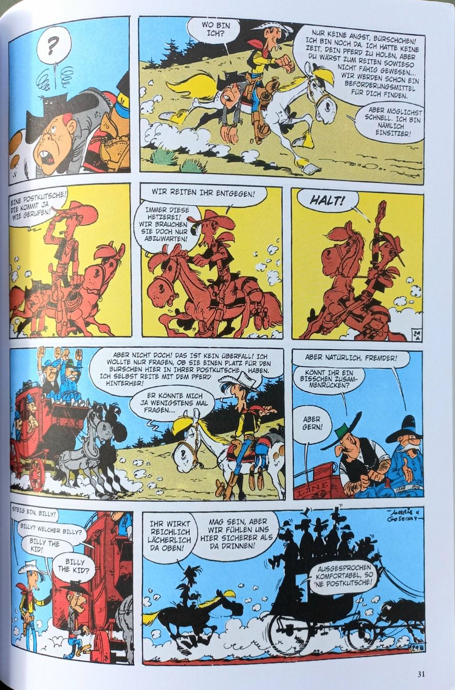 Fumetti: Comic - Lucky Luke 44 - Die Eskorte – Nuovo (secondo la descrizione) da Niederuzwil venduto da lubimaja 2