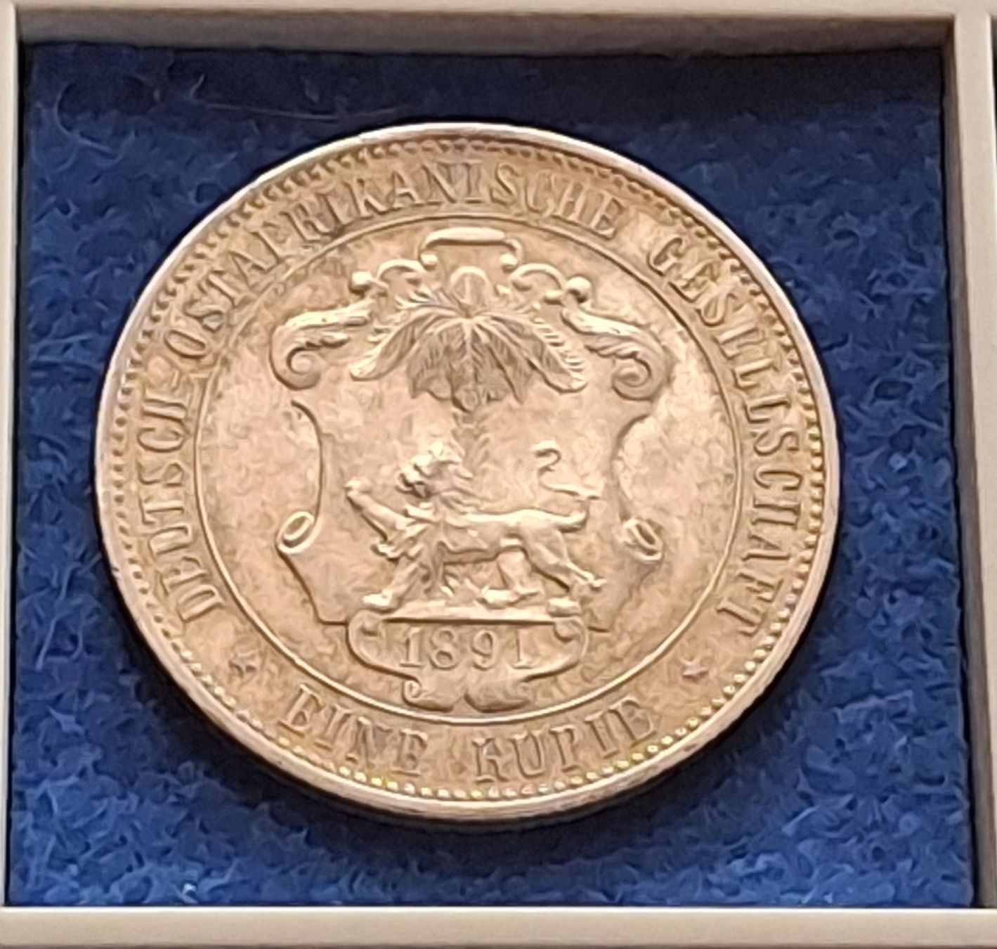 Alle Münzen: DOA - 1 RUPIE 1891 – Gebraucht aus Boniswil von dpd4coins 3