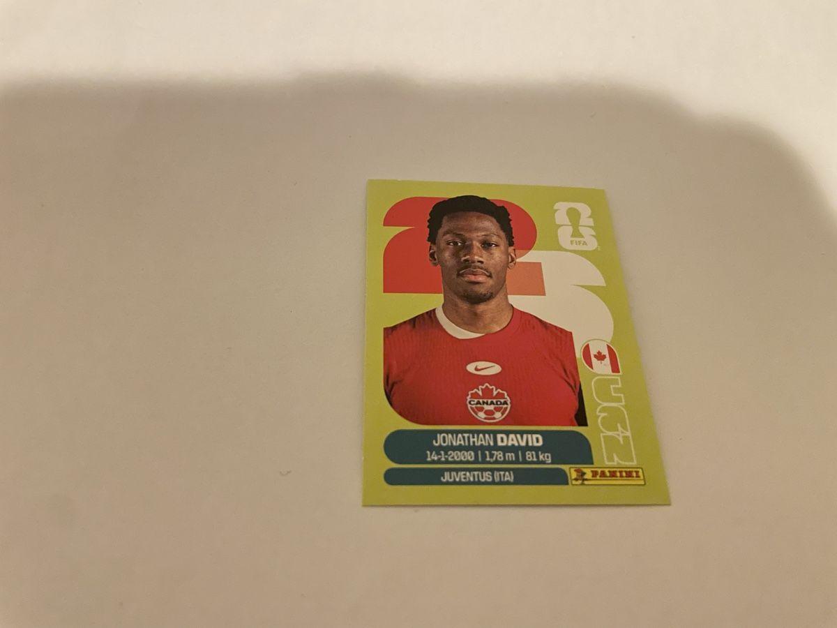 Panini Sammelbilder & Trading cards: FIFA WM 2026 Jonathan David CAN 20  – Neu (gemäss Beschreibung) aus Winterthur von Cobraforce