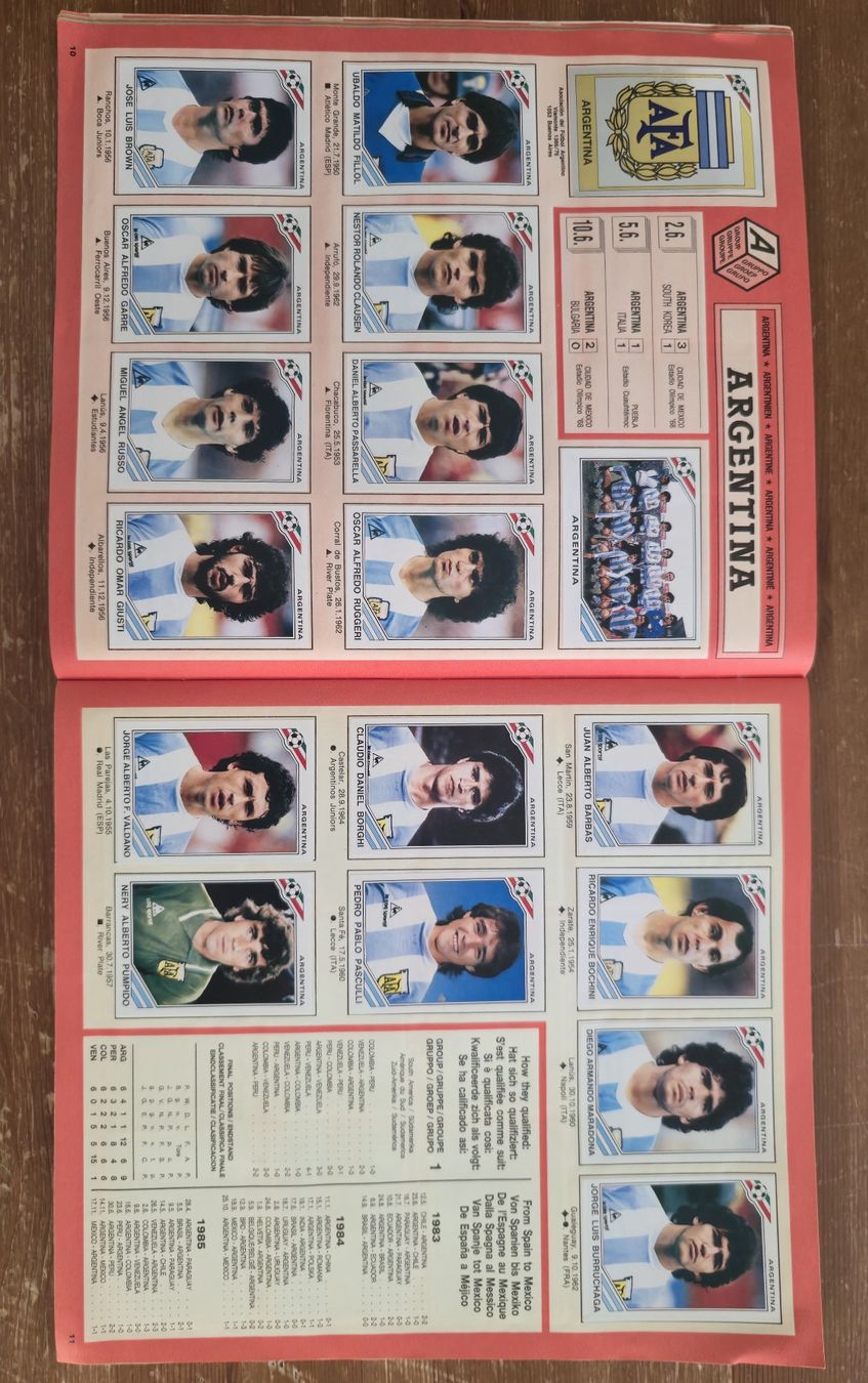 Panini Album: Album Mexique 86 Panini complet – Usato da Courtion venduto da RuiBraga 5