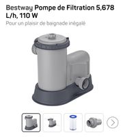 Pompe de filtration Bestway 5.678 L/h - État neuf!