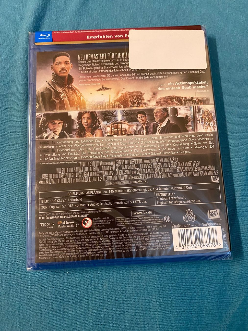 Alle DVDs: Independence Day - Jubiläumsedition - Blu-Ray Neu – Neu und originalverpackt aus Einsiedeln von Penguin_Holmes 1
