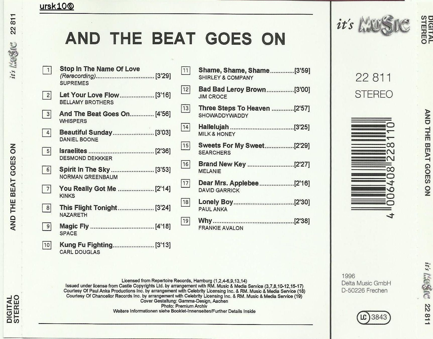 CDs: And the Beat goes on No.1 Hits CD – Gebraucht aus St. Margarethen TG von ursk10 1