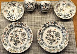 Meissen Porzellan Zwiebelmuster 6 teilig