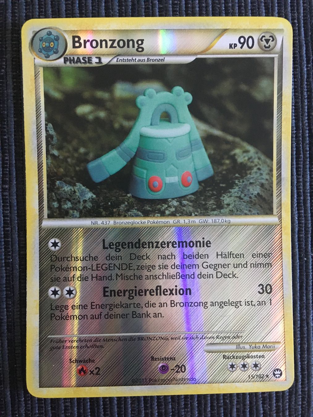Pokémon Carte collezionabili: Pokemon Bronzong Reverse Holo HS Triumph 2009 – Nuovo (secondo la descrizione) da Wabern venduto da Collectfun