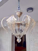 Murano La Murrina 1970• LUSTRE • Lampe • Paillettes en or