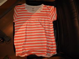 Teenie T-Shirt gestreift Grösse 158/164
