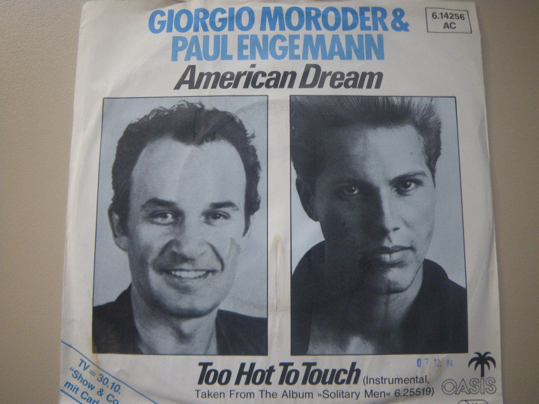 Dischi in vinile: Vinyl-Single Giorgio Moroder/Paul Engemann - American Dream – Usato da Langenthal venduto da Modo39