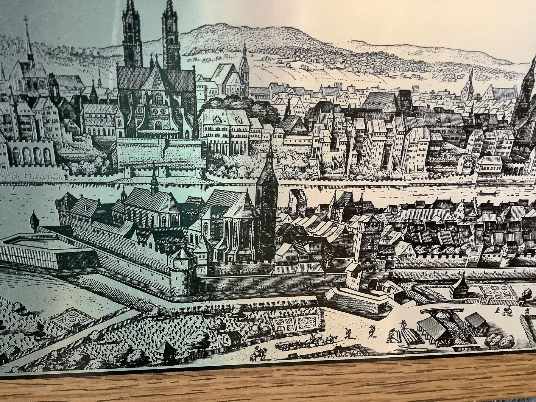 Dipinti: BASEL - Tableau de la ville de Bâle – Usato da Le Lignon venduto da Gwen77 6