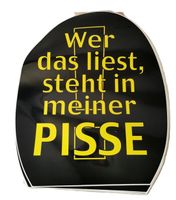 7x Aufkleber für WC-Deckel, Toilettendeckel, Konvolut