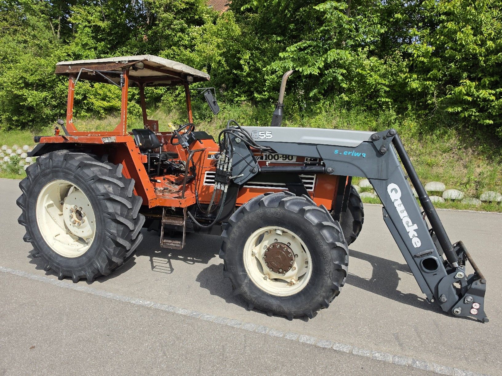 Fiatagri Trattori: Traktor FIAT 100-90 – Usato da Bösingen venduto da lauda-lauda 1