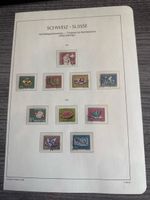 Schweiz Pro Patria Briefmarken Sammlung, Jahrgänge 1958/59