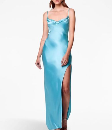 Nicholas Satin Abendkleid