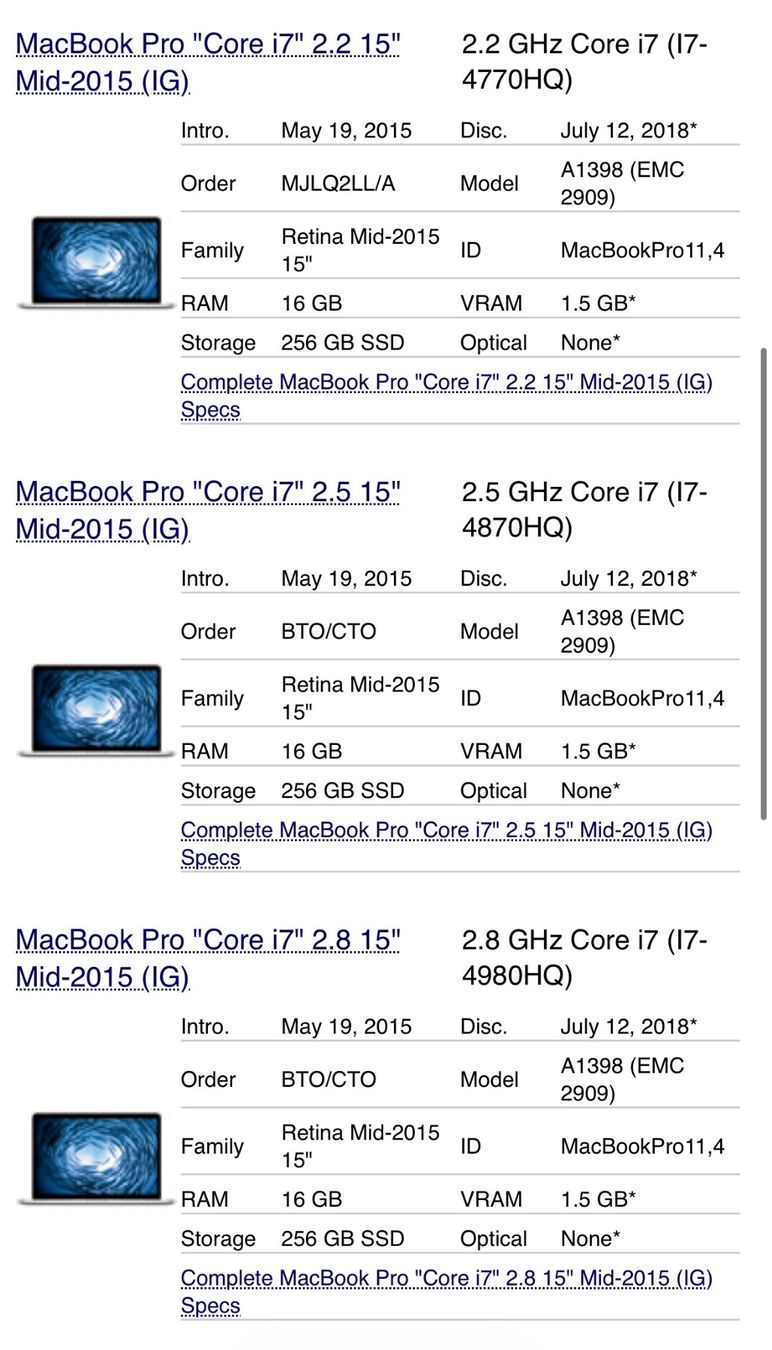 Apple Notebooks: MacBook Pro 15 Zoll 2015 – Defekt aus Adliswil von Busys 3