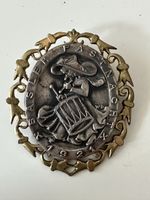 Fasnacht Basel GOLD 1921 PROBE ZINNABSCHLAG ++