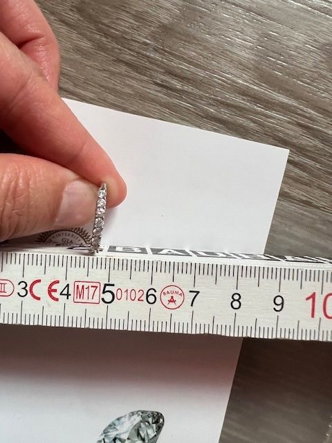 Ringe: PT950 mit 7 Diamanten. Gr 51 – Neu (gemäss Beschreibung) aus Neerach von romiping 5