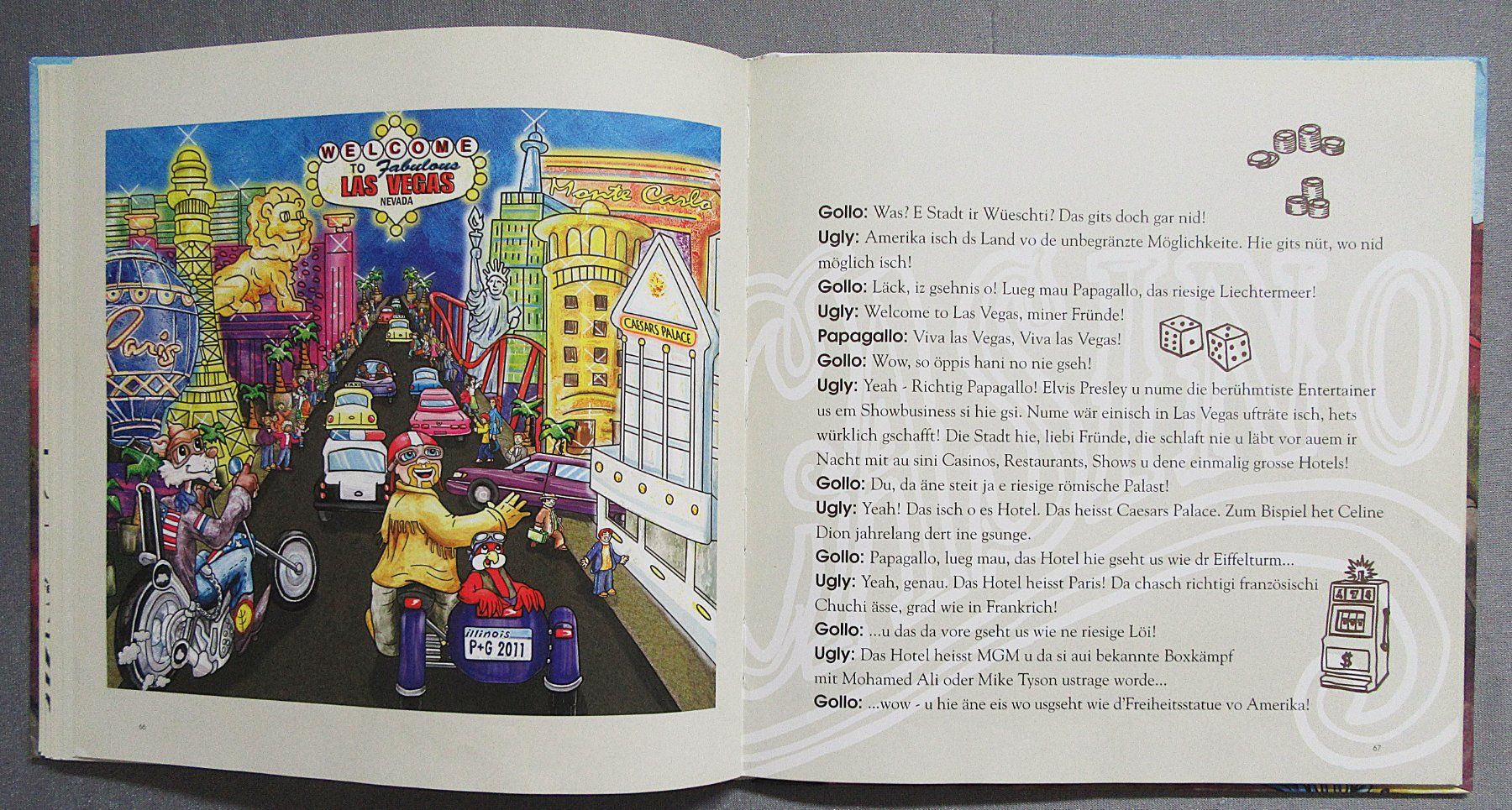 Libri: Papagallo & Gollo - Route 66 - ohne CD – Usato da Auenstein venduto da Padabimbim 7