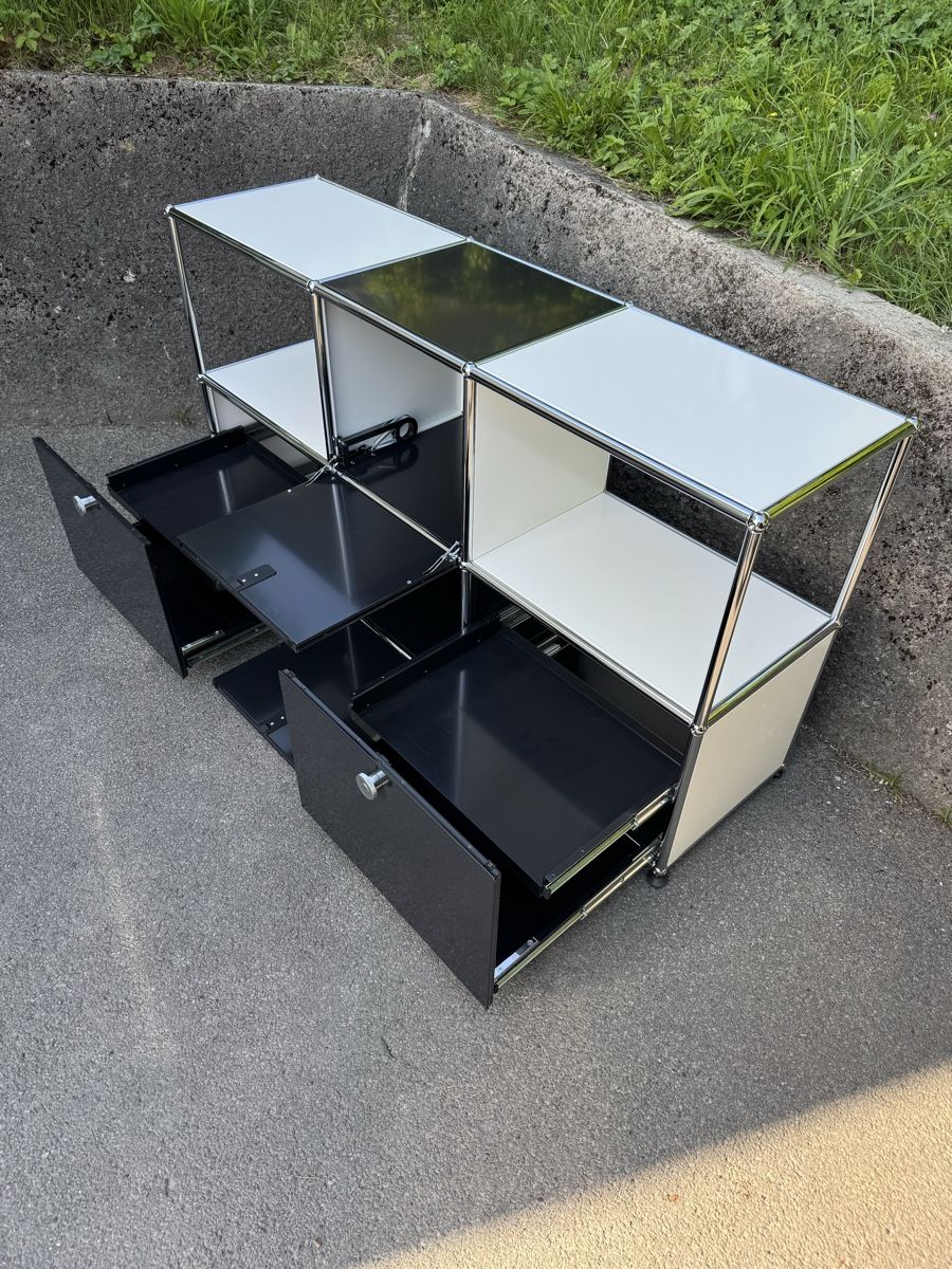USM Cassettiere: USM Haller Sideboard schwarz/weiss – Usato da Rüti ZH venduto da ZdieKralle 3