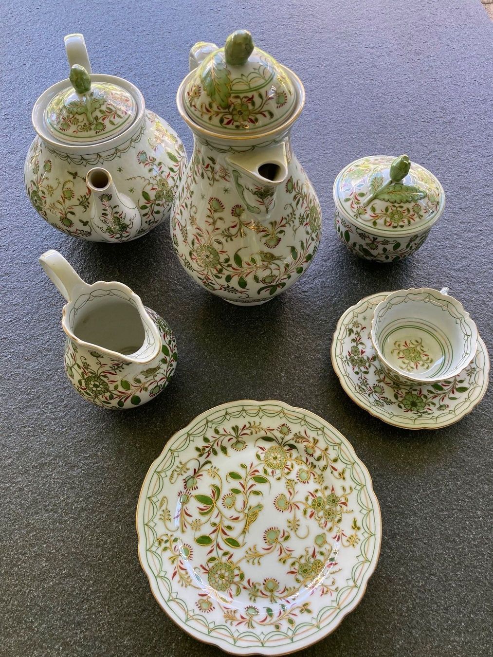 Set di piatti: Antiker Porzellanservice J.H.S. – Usato da oberrieden venduto da gordolino 1
