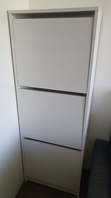 ML-Design Schuhschrank Mit 3 Klappfächern – Vintage, Schmal, 60x24x120,5 Cm, Für Bis Zu 18 Paar Schuhe