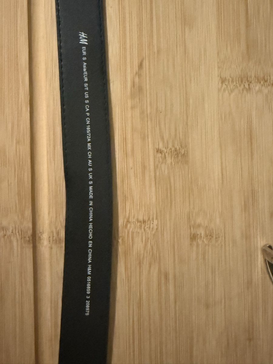 H&M Cinture: Schwarzer H&M Gürtel, Grösse S – Usato da Basel venduto da zukk_ 4