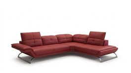 Multifunktionale Eckcouch Ledersofa Wohnlandschaft JVMOEBE