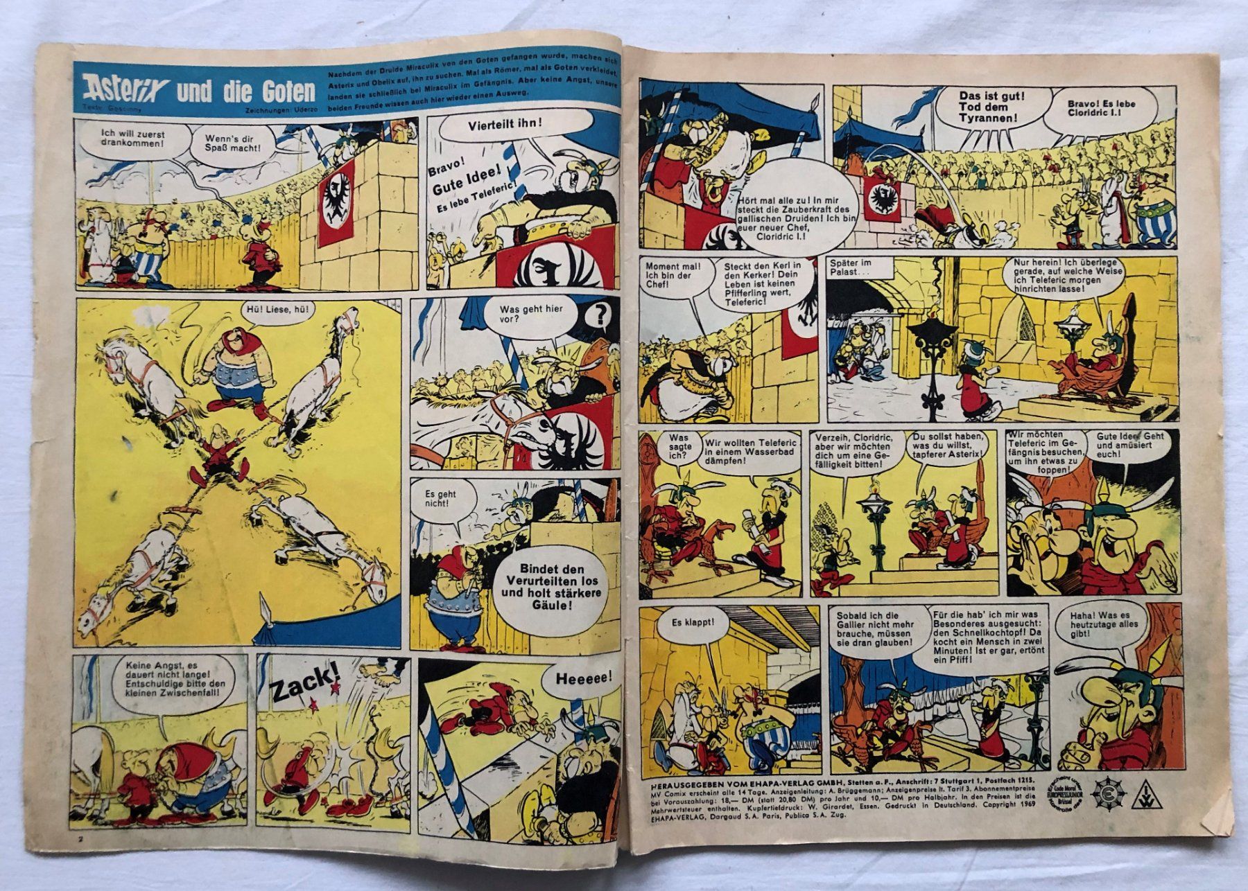 Fumetti: Mickyvision - MV-Heft - Nr.3/1969 – Usato da Schaffhausen venduto da durruti 2