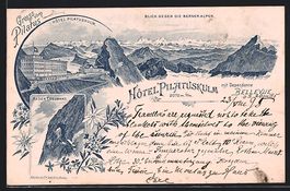 Vorläufer-Lithographie Pilatus, 1895, H