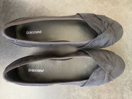 Graceland Damen Ballerinas schwarz Grösse 39 Neu