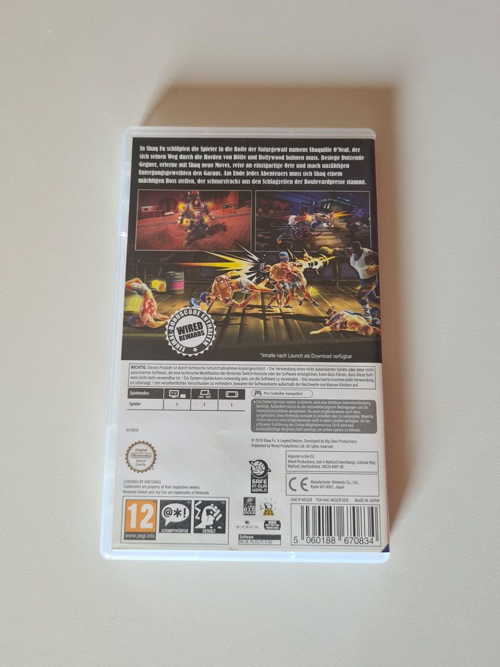 Nintendo Spiele: Switch Game Shaq Fu A Legend Reborn – Gebraucht aus Münchenstein von 2DGames 1
