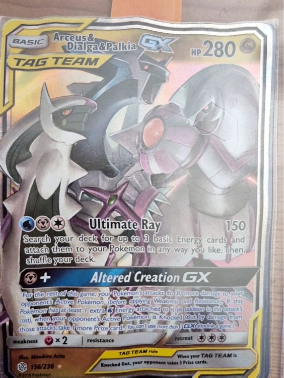 Arceus Dialga e Palkia GX tag team (Gebraucht) in Cureglia für CHF 45 ...