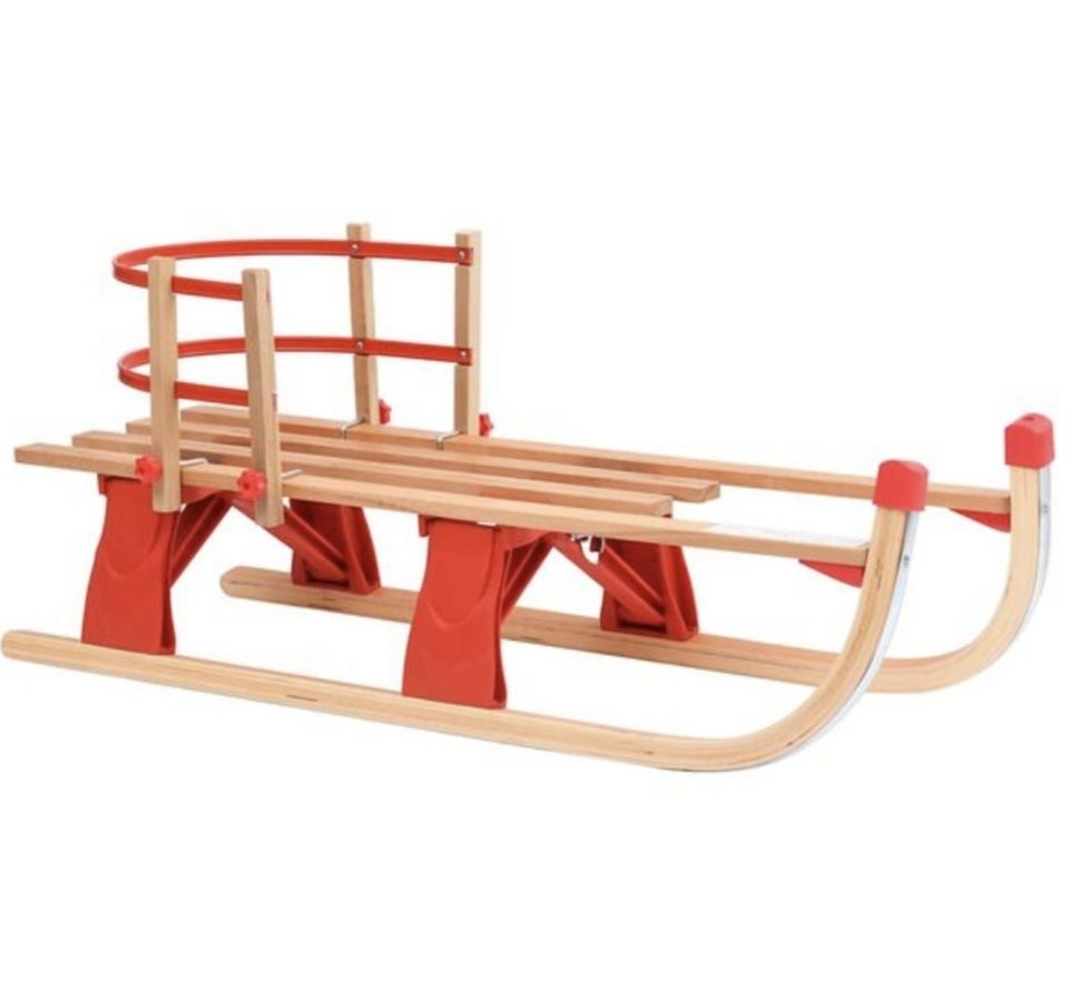 Schlitteln: Holzschkitten mit Sitz - klappbar – Neu (gemäss Beschreibung) aus Worben von rog_z89z 1