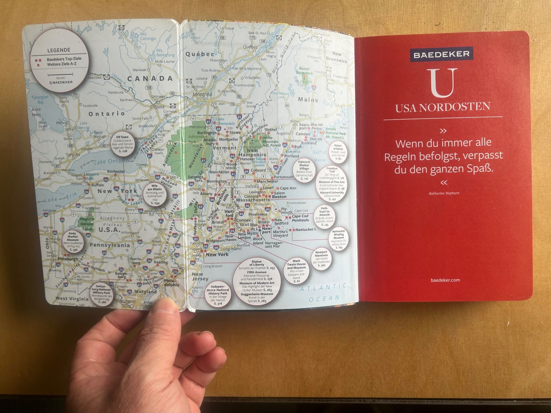 Livres: USA Nordosten – D'occasion à Zürich par Tm7 1