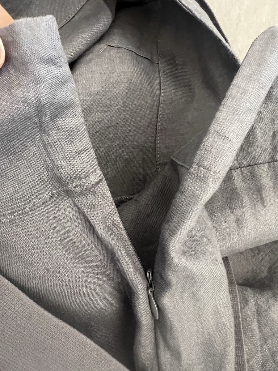 Benetton Röcke: Benetton Leinen Jupe Rock , Gr. 40 grau – Gebraucht aus Langenthal von ivet7 3