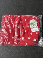 Spiegelburg Bio Baumwolle Kuscheldecke rot gepunktet 100x150