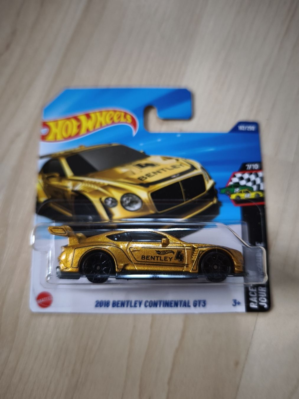 Hot Wheels Bentley Continental GT3, Gold, Neu! (Neu und ...