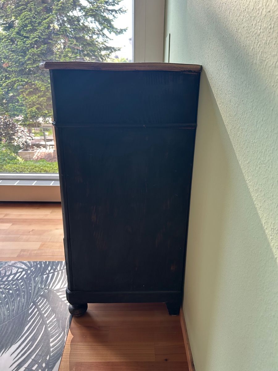 Cassettiere: Commode vintage rénovée noire – Usato da Bern venduto da rob_x2nn 3