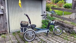 E-Bike Dreirad "Easy Rider" mit Korb und Fahne guter Zustand
