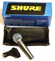 LEAD-Gesangs-Mikrofon SHURE BETA 58A (original Occasion)