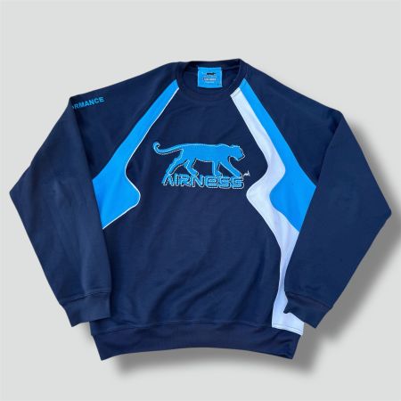 Airness streetwear 00s blue sweatshirt (nike stüssy vintage)