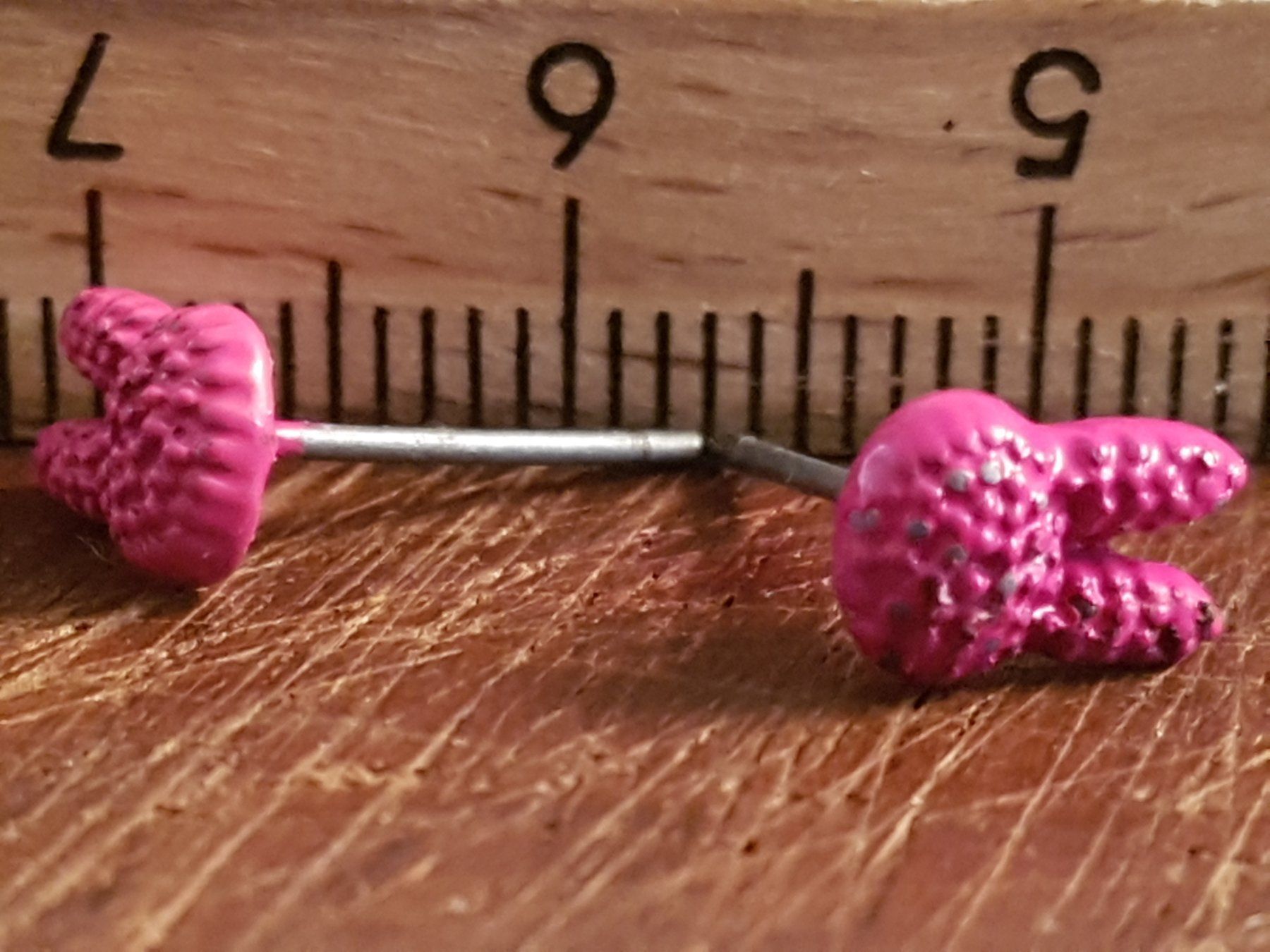 Ohrringe & -stecker: Ohrstecker Hasen und Herzen pink – Gebraucht aus Ettingen von Maranathatalitha 5