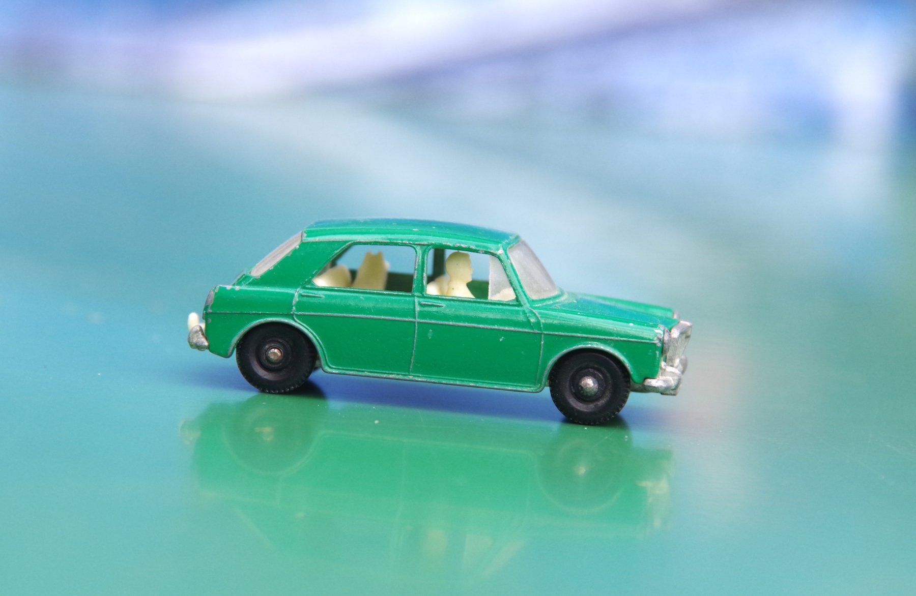 Matchbox No. 64 MG 1100, grün (Regular Wheels) (Gebraucht) in